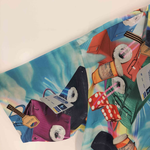 エビセンスケートボーズ Evisen skateboards RAINBOW SHIRT メンズ JPN:M