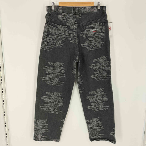シュプリーム Supreme 23SS Trademark Jacquard Baggy Jean メンズ 30