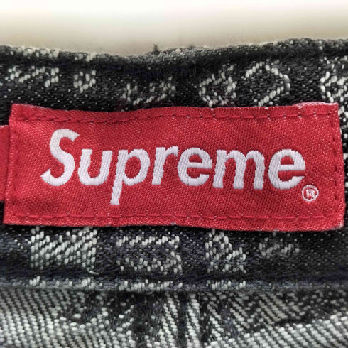 シュプリーム Supreme 23SS Trademark Jacquard Baggy Jean メンズ 30