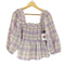 ガニー Ganni Seersucker Check Smock Top レディース 34