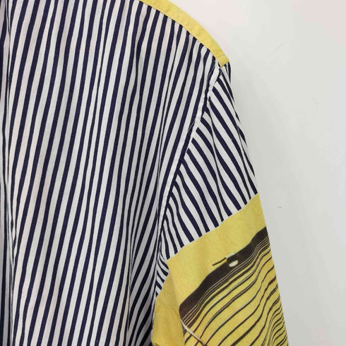 ポールスミスロンドン Paul Smith LONDON コットン フォトプリント ストライプ L/S シャツ メンズ