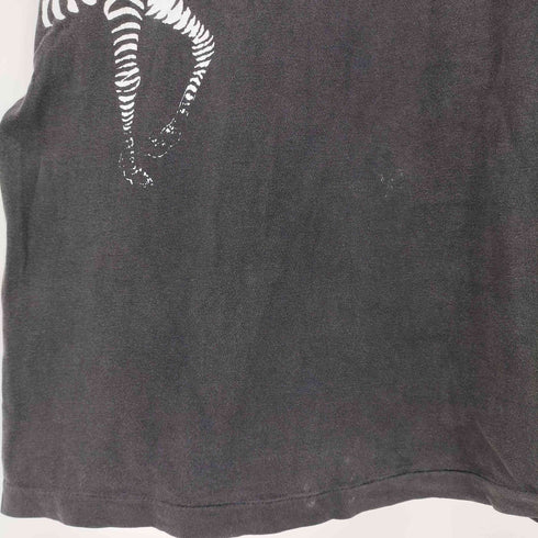 ヘインズ Hanes USA製 TOMMY AFRICA’S WHISTLER B.C.シマウマ Tシャツ 袖&裾シングル メンズ import:XL