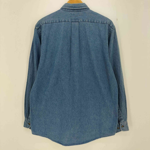 チャップスラルフローレン CHAPS RALPH LAUREN 80S ボタンダウン デニムシャツ メンズ import:M