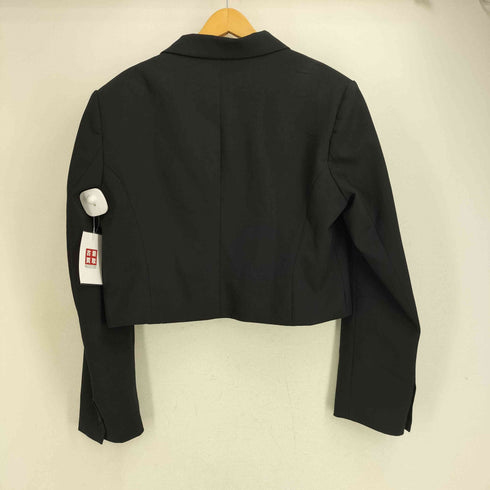 ザラ ZARA ショートフィット クロップド テーラード ブレザー レディース import:XL