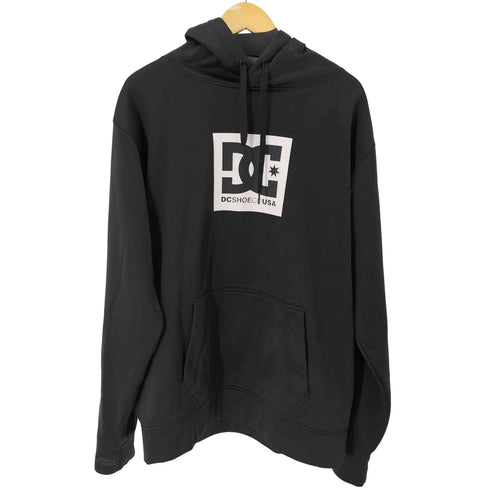 ディーシーシューズ DC SHOES フロントロゴプリントプルオーバーパーカー メンズ import:L