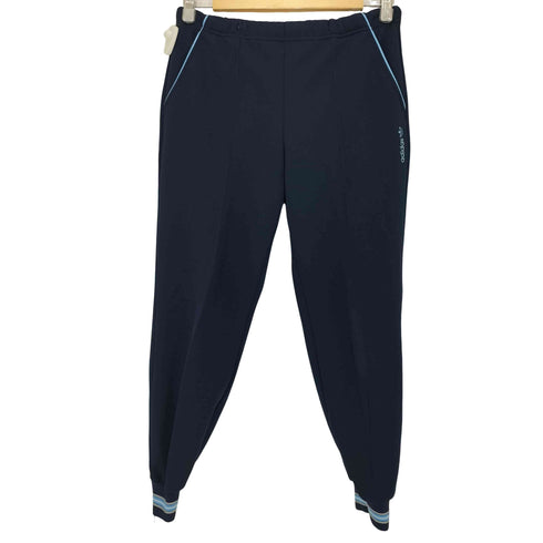 アディダス adidas デサント製 裾ジップ トラックパンツ レディース 150