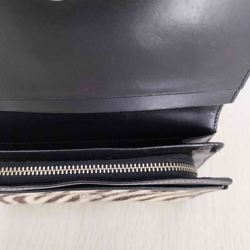 ヒステリックス HYSTERICS ゼブラ ハラコ 二つ折り財布 レディース