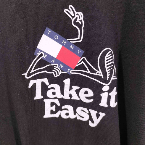 トミージーンズ tommy jeans Take it Easy バックプリントTシャツ メンズ import:S