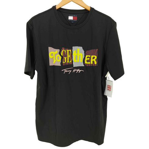 トミーヒルフィガー TOMMY HILFIGER TOGETHER コラボ刺繍Tシャツ メンズ import:M