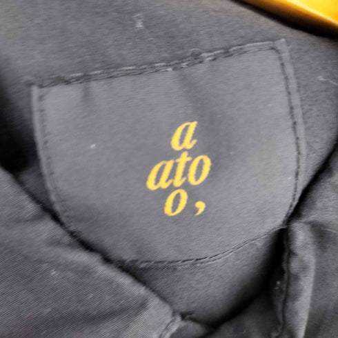 アトウ ato 比翼ボタン 半袖シャツ メンズ JPN:48