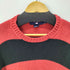 ポロスポーツラルフローレン POLO SPORT RALPH LAUREN スモールポニー刺繍 クルーネックボーダーコットンニット メンズ import:XL