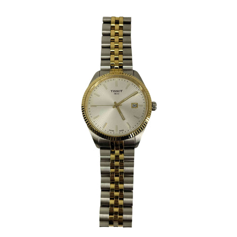 ティソ TISSOT バラード 40mm クォーツ シルバー文字盤 メンズ