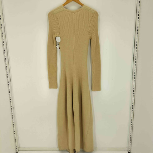スタイリング styling Vネックスリットニットワンピース レディース