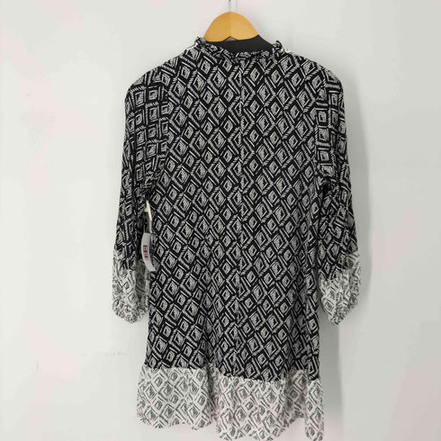 ザラ ZARA レーヨン100% 総柄ミニワンピース レディース 24