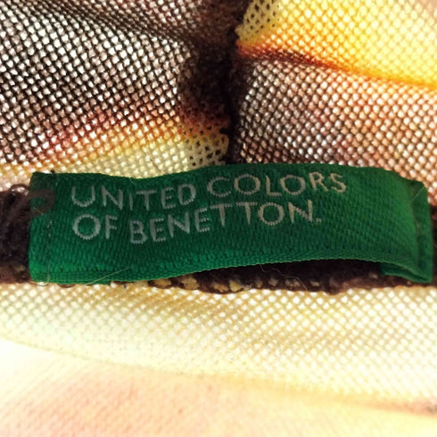 ユナイテッドカラーズオブベネトン UNITED COLORS OF BENETTON 花柄タートルネック パワーネット メンズ