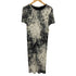 ザラ ZARA Over Painted Rib Knit Dress オーバー ペンキ加工 リブニット S/S ワンピース レディース import:M