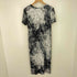 ザラ ZARA Over Painted Rib Knit Dress オーバー ペンキ加工 リブニット S/S ワンピース レディース import:M