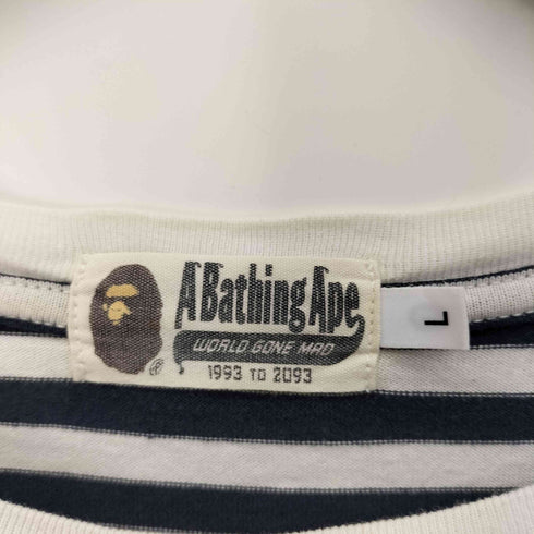 アベイシングエイプ A BATHING APE HOOP TEE ホープ Tシャツ メンズ JPN:L