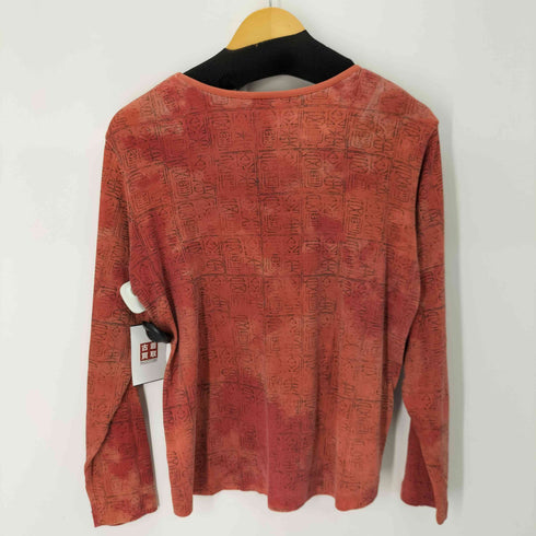 チコズデザイン CHICOS DESIGN ビジューデザイン和柄 L/S Tシャツ メンズ JPN:1