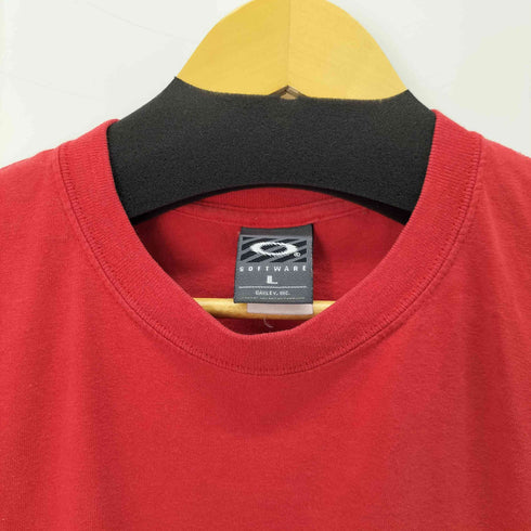 オークリー OAKLEY 00S ギザタグ ロゴプリント S/S Tシャツ メンズ import:L