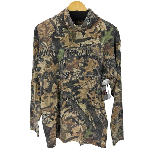MOSSY OAK MADE IN USA リアルツリーカモ タートルネック L/S Tシャツ メンズ import:L