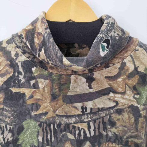 MOSSY OAK MADE IN USA リアルツリーカモ タートルネック L/S Tシャツ メンズ import:L