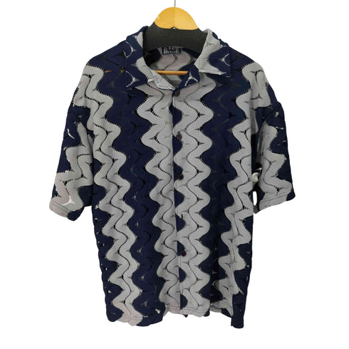 BASE CAMP MADE IN USA デザイン S/S オープンカラーシャツ メンズ