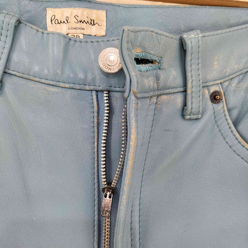 ポールスミスロンドン Paul Smith LONDON カウレザーパンツ メンズ UK:28-29