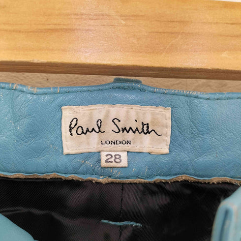 ポールスミスロンドン Paul Smith LONDON カウレザーパンツ メンズ UK:28-29