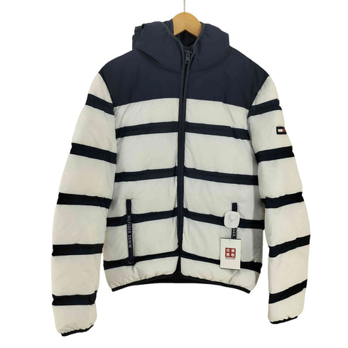 トミーヒルフィガーデニム TOMMY HILFIGER DENIM ボーダー中綿ジャケット メンズ import:S