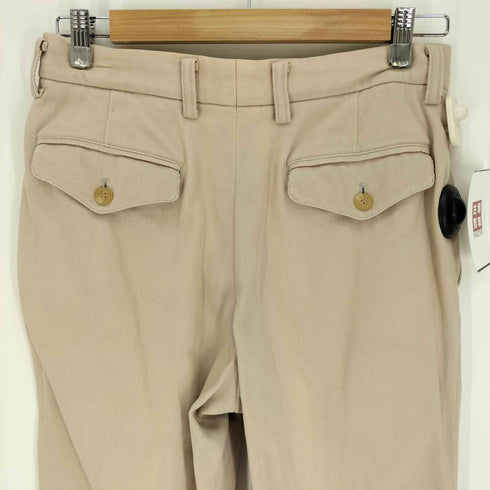 イッセイミヤケメン ISSEY MIYAKE MEN 90S 97AW 銀タグ 4P ジップフライ センタープレス コットン テーパード スラックス メンズ JPN:S