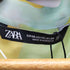 ザラ ZARA マルチカラー シアーシャツ レディース import:XS