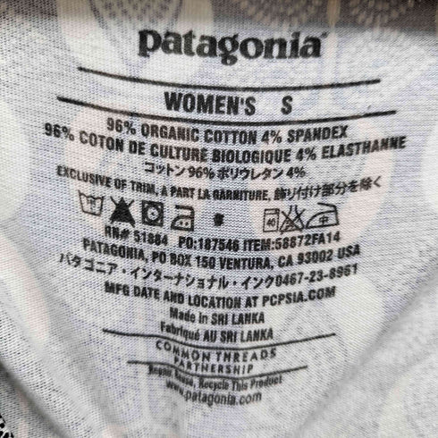 パタゴニア patagonia 総柄ストレッチワンピース レディース import:S