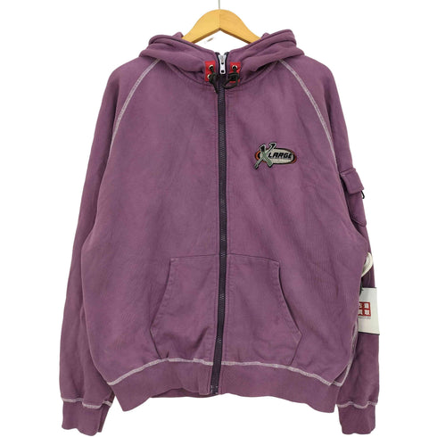 エクストララージ XLARGE BLEACHED ZIP HOODED SWEAT SHIRT ジップパーカー メンズ JPN:XL