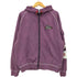 エクストララージ XLARGE BLEACHED ZIP HOODED SWEAT SHIRT ジップパーカー メンズ JPN:XL