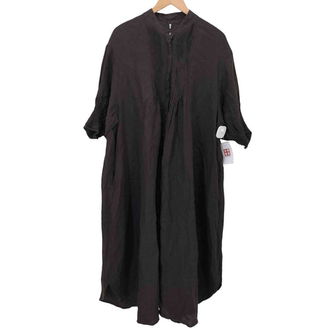 アトリエドゥサボン latelier du savon 20SS リネン ピンタック S/S シャツ ワンピース レディース FREE