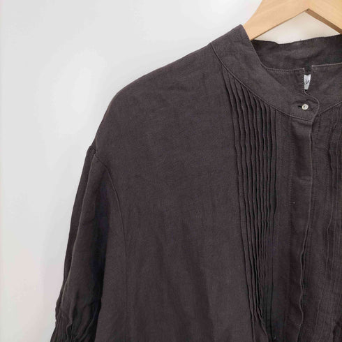 アトリエドゥサボン latelier du savon 20SS リネン ピンタック S/S シャツ ワンピース レディース FREE