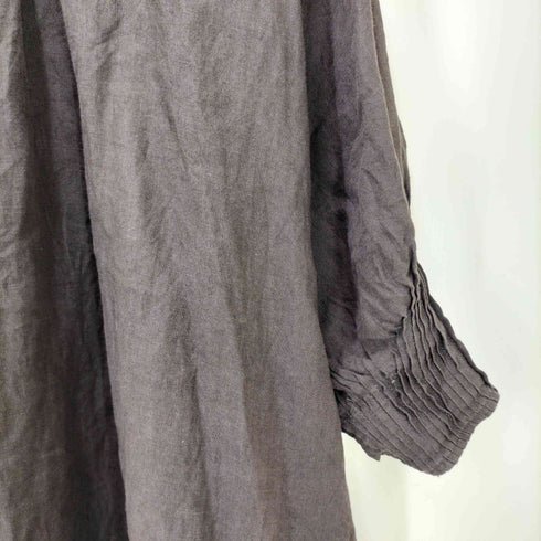 アトリエドゥサボン latelier du savon 20SS リネン ピンタック S/S シャツ ワンピース レディース FREE