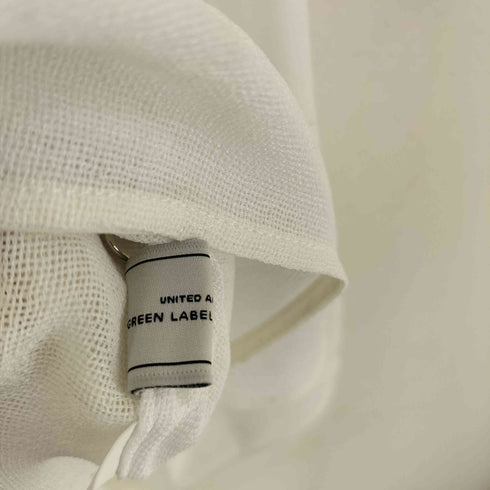 グリーンレーベルリラクシング GREEN LABEL RELAXING メッシュ ボートネック プルオーバー レディース FREE