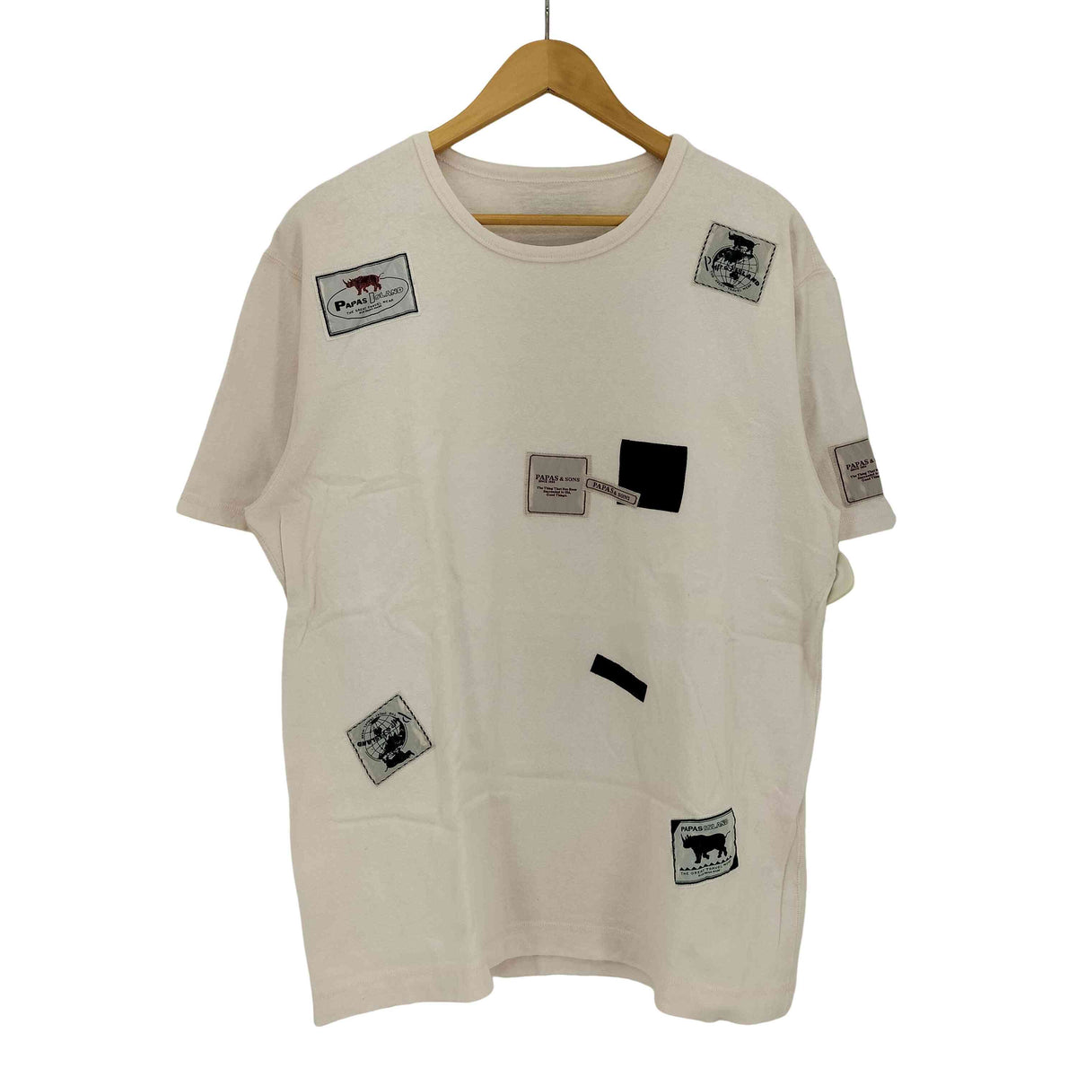 パパス papas ワッペン Tシャツ メンズ import：L – ブランド古着買取 