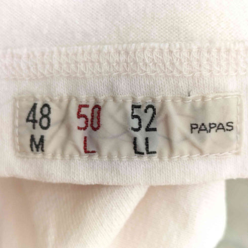 パパス papas ワッペン Tシャツ メンズ import:L