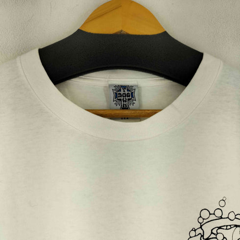 ドッグタウン DOG TOWN 90s USA製 バブルクロス プリント S/S Tシャツ メンズ import:M