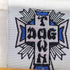 ドッグタウン DOG TOWN 90s USA製 バブルクロス プリント S/S Tシャツ メンズ import:M