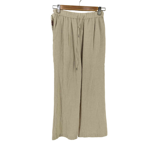 グリーンレーベルリラクシング GREEN LABEL RELAXING BREEZE LINEN ブリーズリネン ワイド パンツ レディース JPN:38