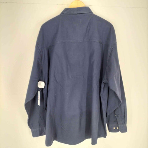 BLUE GENERATION 企業ロゴ刺繍ワークシャツ ワーク メンズ 2XL