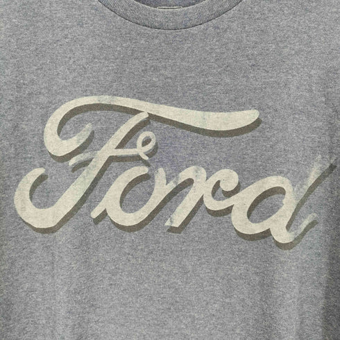 企業ロゴプリントTシャツ メンズ L