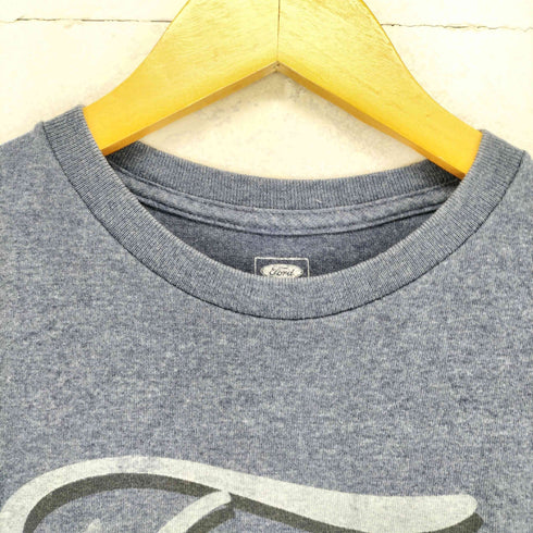 企業ロゴプリントTシャツ メンズ L