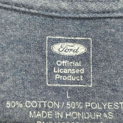 企業ロゴプリントTシャツ メンズ L
