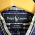 ラルフローレン RALPH LAUREN BLAKE ポニー刺繍 チェック ボタンダウンシャツ メンズ import:L