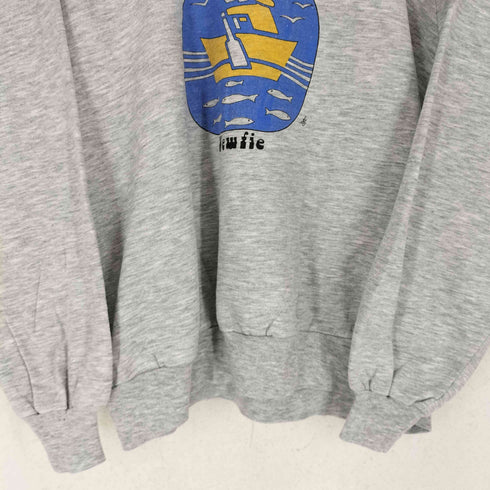 HONOURARY NEWFIE MADE IN CANADA プリントラグランスウェット メンズ XL